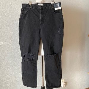 NWT Abercrombie Curve Love ’90s Straight Ultra High Rise Jeans